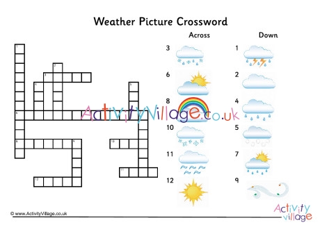 Weather Picture Crossword