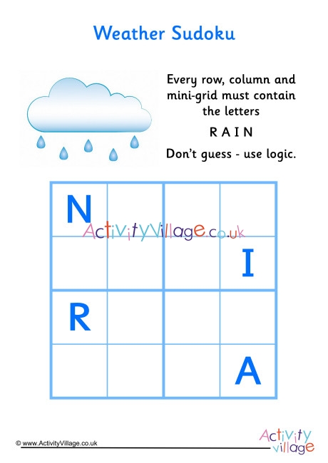 Weather Sudoku - Easy
