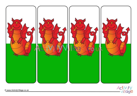Welsh Dragon Bookmarks