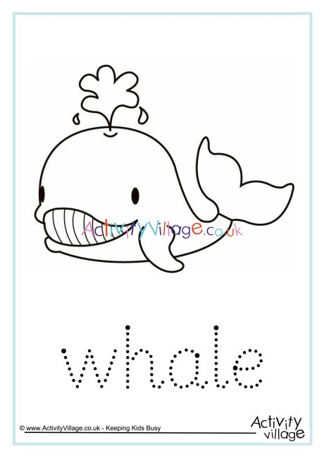 Whale word tracing