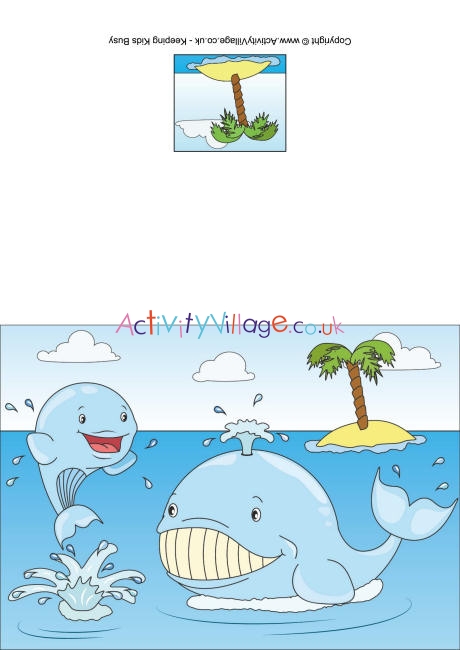 Whales card