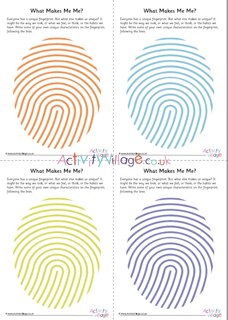 What makes me me fingerprint