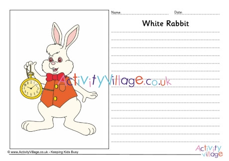 White Rabbit story paper