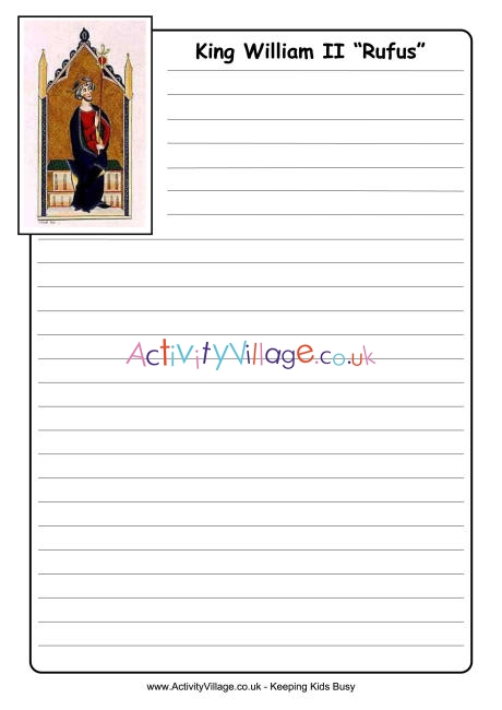 William II notebooking page