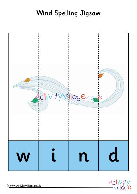 Wind Spelling Jigsaw