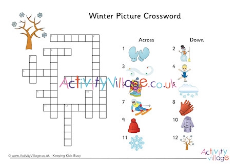 Winter Picture Crossword