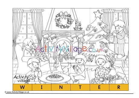 Winter Spelling Jigsaw 2