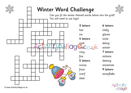 Winter Word Challenge