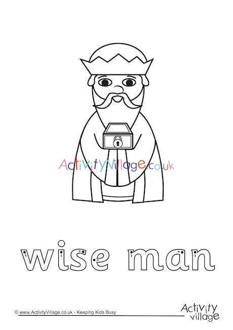 Wise Man Finger Tracing