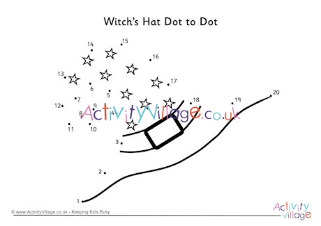 Witch's Hat Dot to Dot