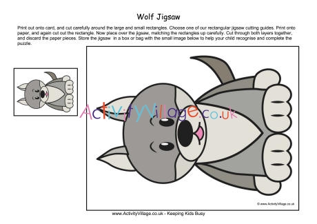 Wolf jigsaw