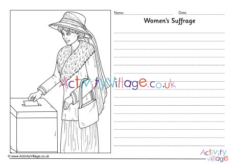 Women's suffrage story paper