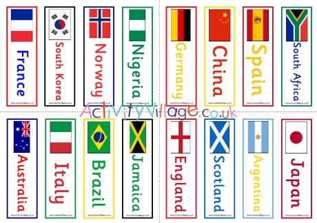 Womens World Cup 2019 Flag Bookmarks