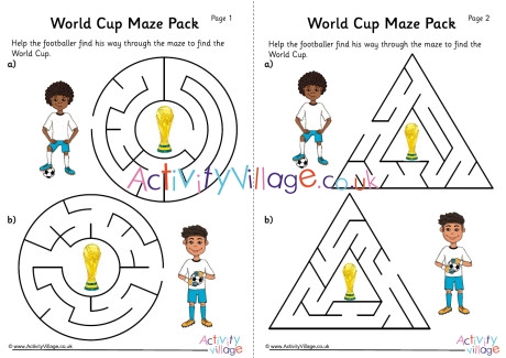 World Cup Maze Pack