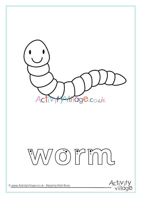 Worm Finger Tracing