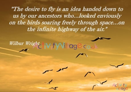 Wright Brothers quote poster