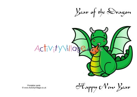 Year of the Dragon card 1