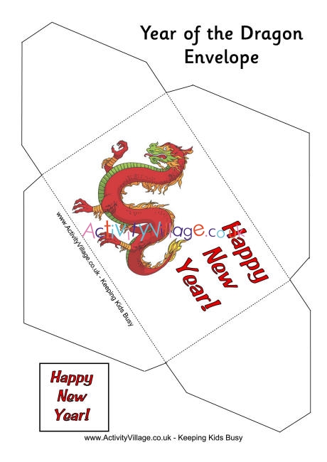 Year of the Dragon envelope 1