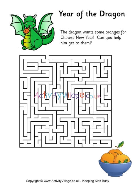 Year of the Dragon maze 2