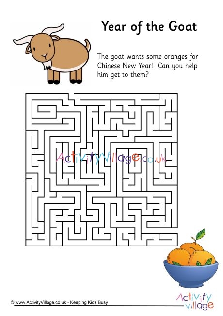 Year of the Goat maze 2