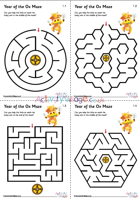 Year Of The Ox Mazes 1