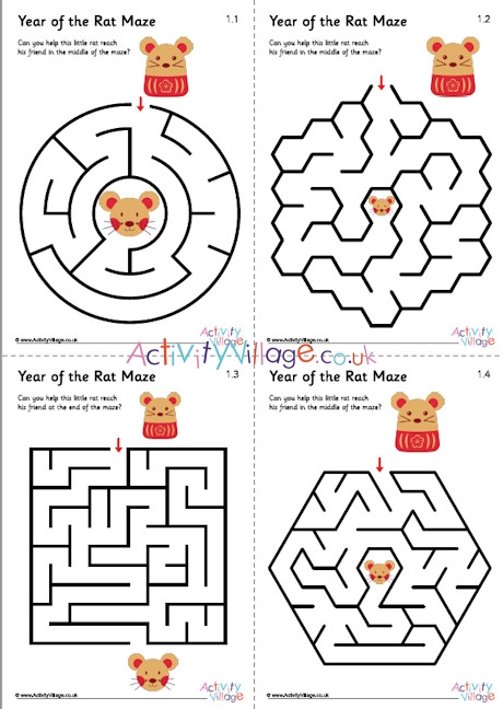 Year of the Rat Mazes 1