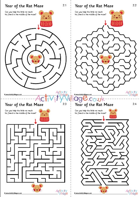 Year of the Rat mazes 2