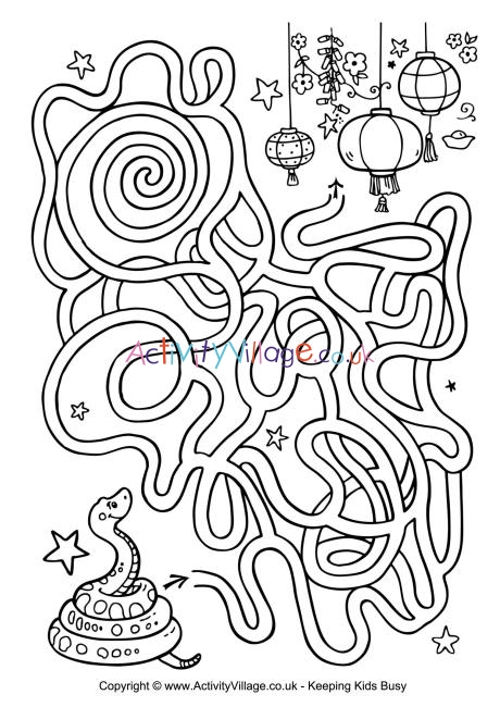 Year of the snake maze 4
