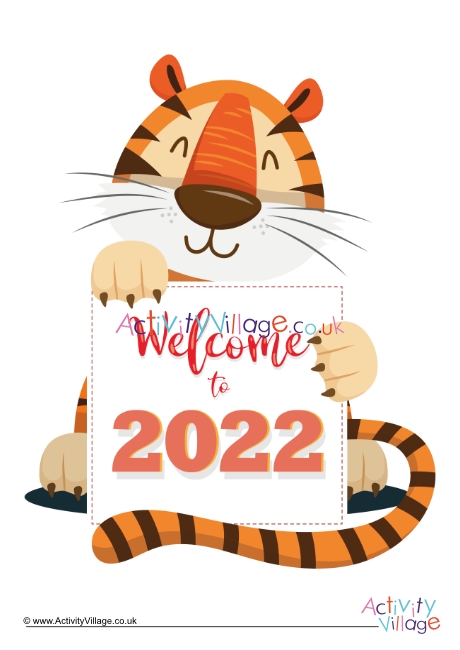 Year of the Tiger 2022 poster