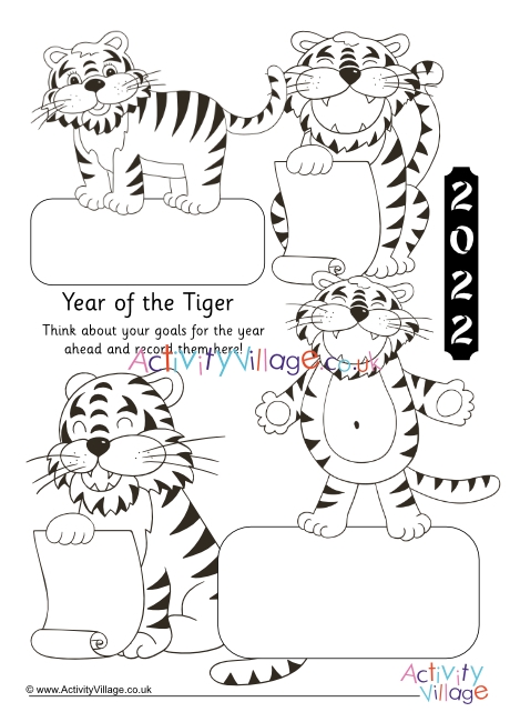 Year of the Tiger goals