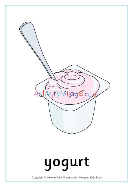 Yogurt Poster