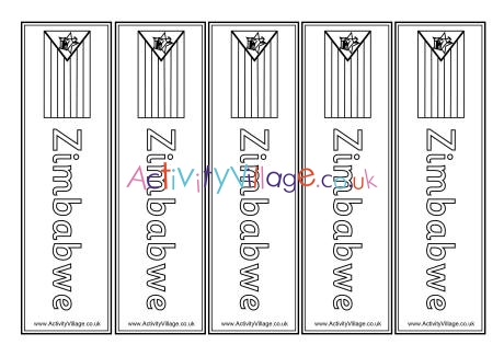 Zimbabwe bookmarks