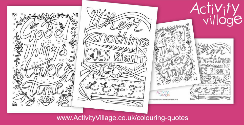 This Week's Colouring Quotes Are About Persistance This Week's Colouring Quotes Are About Persistance