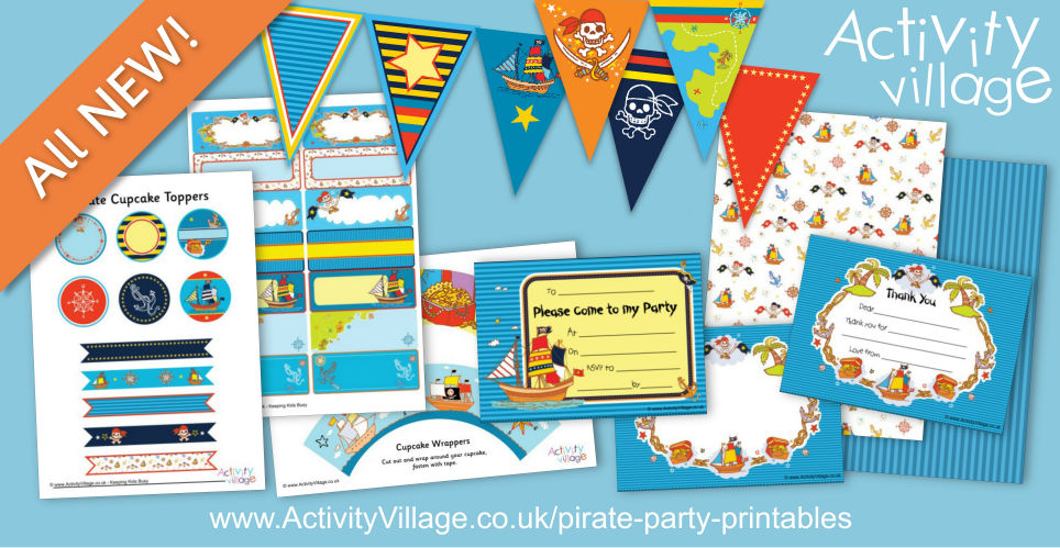 Throw a Pirate Party With Our New Pirate Party Printables! Throw a Pirate Party With Our New Pirate Party Printables!