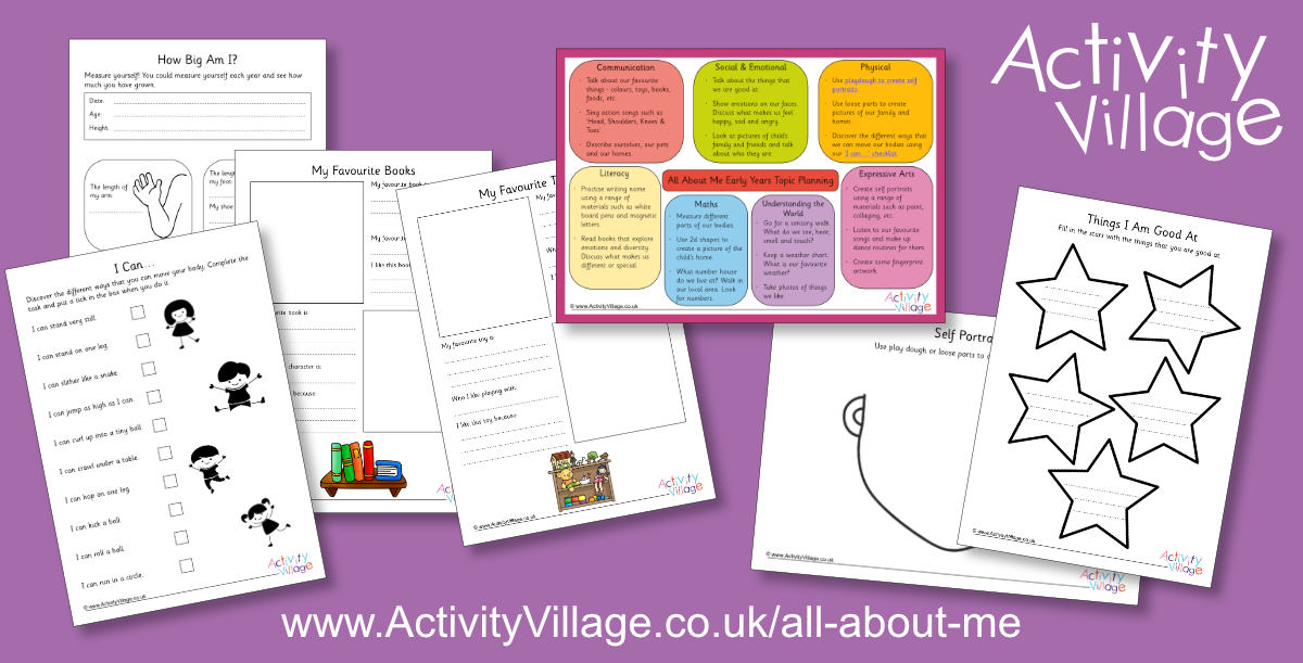 Topping Up Our All About Me Topic for Early Years Topping Up Our All About Me Topic for Early Years