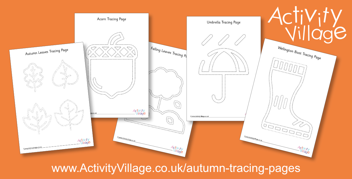 Topping Up Our Autumn Tracing Pages Topping Up Our Autumn Tracing Pages