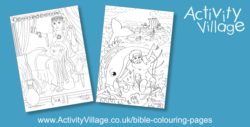 Topping Up Our Bible Colouring Pages