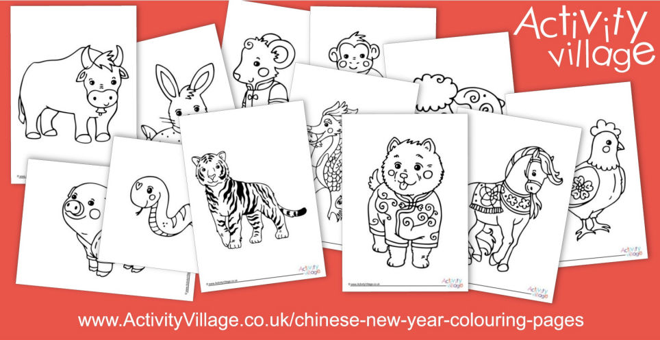 Topping Up Our Chinese New Year Colouring Pages ... Topping Up Our Chinese New Year Colouring Pages ...