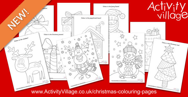 Topping Up Our Christmas Colouring Pages Again!