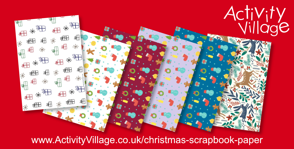 Topping Up Our Christmas Scrapbook Paper Pages Topping Up Our Christmas Scrapbook Paper Pages