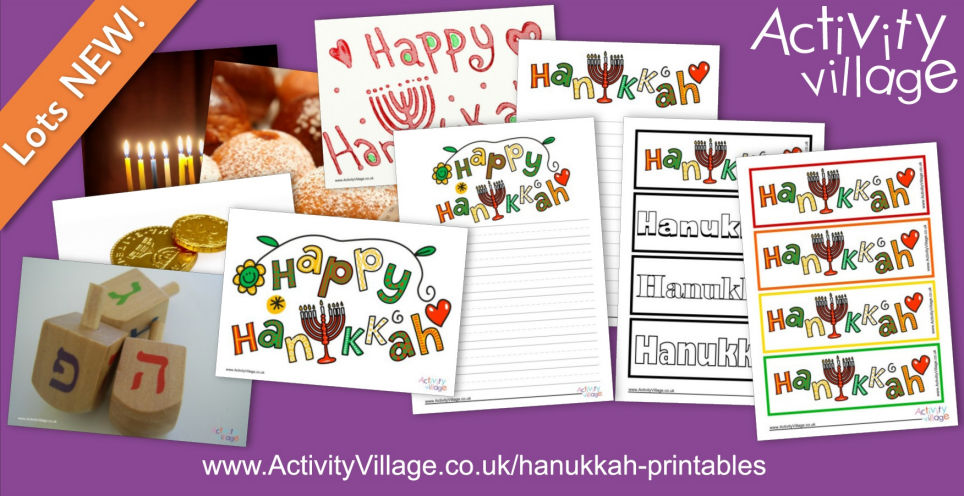 Topping Up Our Collection of Hanukkah Printables Topping Up Our Collection of Hanukkah Printables