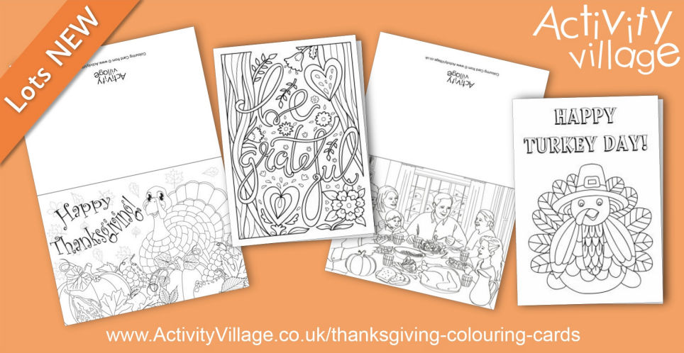 Topping Up Our Collection of Thanksgiving Colouring Cards Topping Up Our Collection of Thanksgiving Colouring Cards