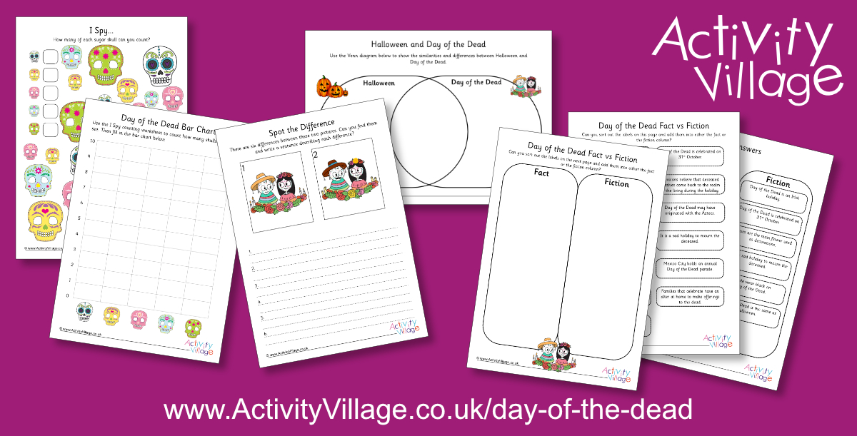 Topping Up Our Day of the Dead Worksheets Topping Up Our Day of the Dead Worksheets