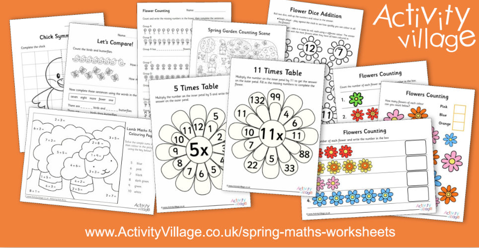 Topping Up Our Spring Maths Worksheets