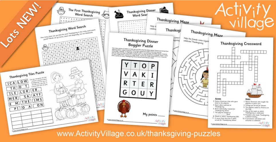 Topping Up Our Thanksgiving Puzzle Collection Topping Up Our Thanksgiving Puzzle Collection