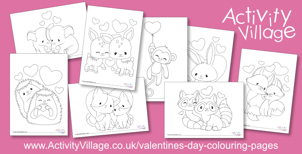 Topping Up Our Valentine's Day Colouring Collection