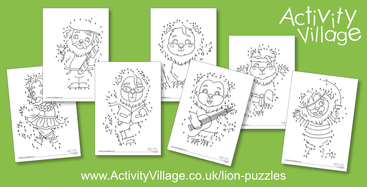 Tricky New Lion Dot to Dots! Tricky New Lion Dot to Dots!