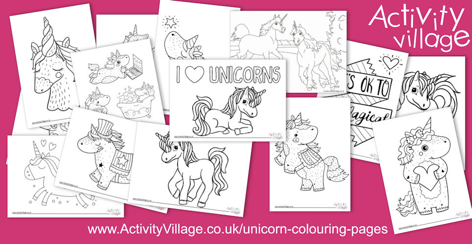 Introducing Our Unicorn Colouring Pages!