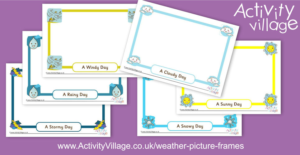New Weather Picture Frames ... New Weather Picture Frames ...