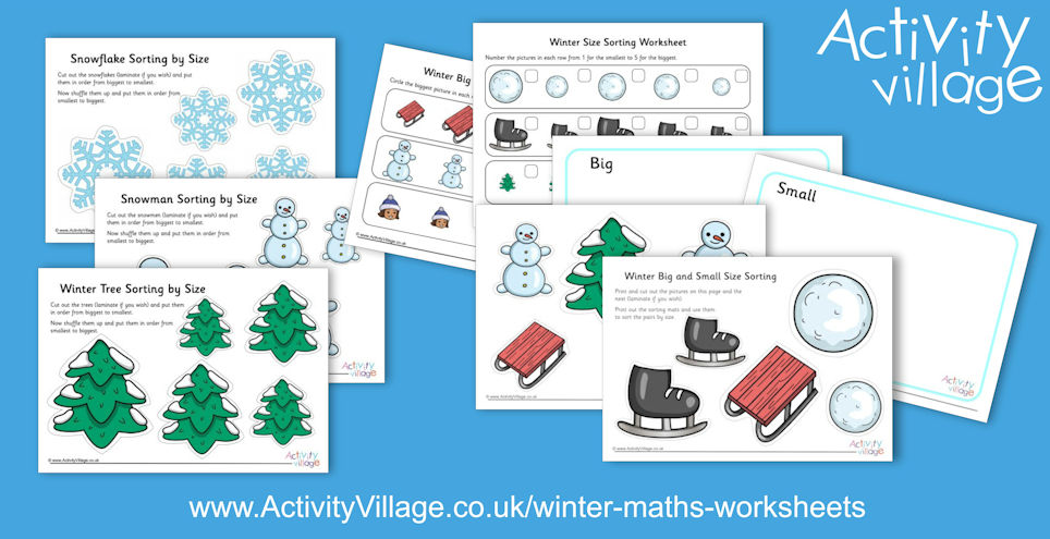 Sorting by Size - With a Winter Theme Sorting by Size - With a Winter Theme